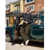 image:imageCOOFANDY Mens Casual Pants Elastic Waist Drawstring Cotton Chino Pant Twill Stretch Slacks with PocketsOlive