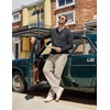 image:imageCOOFANDY Mens Casual Pants Elastic Waist Drawstring Chino Pant Cotton Twill Stretch Slacks with PocketKhaki Beige