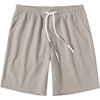 image:imageCOOFANDY Mens Casual Shorts Drawstring Summer Beach Shorts Lightweight Elastic Waist Vacation Short with PocketsLight Gray