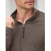 image:imageCOOFANDY Mens Quarter Zip Pullover Long Sleeve Golf Pullover LightweightBrown