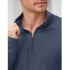 image:imageCOOFANDY Mens Quarter Zip Pullover Long Sleeve Golf Pullover LightweightDark Blue