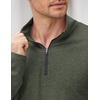 image:imageCOOFANDY Mens Quarter Zip Pullover Long Sleeve Golf Pullover LightweightDark Green