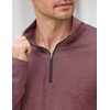 image:imageCOOFANDY Mens Quarter Zip Pullover Long Sleeve Golf Pullover LightweightDark Red