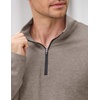 image:imageCOOFANDY Mens Quarter Zip Pullover Long Sleeve Golf Pullover LightweightKhaki