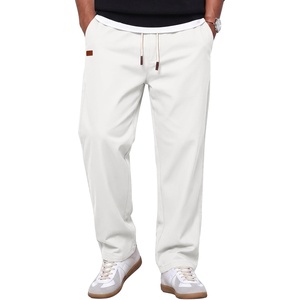 image:imageCOOFANDY Mens Casual Pants Elastic Waist Drawstring Chino Pant Cotton Twill Stretch Slacks with PocketWhite