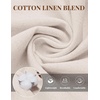 image:imageCOOFANDY Mens Casual Cotton Linen Pants Lightweight Beach Dress PantLinen Khaki