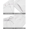 image:imageCOOFANDY Mens Casual Cotton Linen Pants Lightweight Beach Dress PantWhite