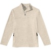 image:imageCOOFANDY Mens Fleece Quarter Zip Pullover Long Sleeve Thermal SweatshirtLight Khaki