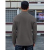 image:imageCOOFANDY Mens Long Sleeve Polo Shirts Cotton Casual Polos Button Tee ShirtDark Grey