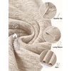 image:imageCOOFANDY Mens Quarter Zip Pullover Sweater Regular Fit Fleece SweatshirtLight Khaki