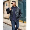 image:imageCOOFANDY Quarter Zip Pullover Men Lightweight Mock Neck Sweatshirt Cotton Long Sleeve Casual SweaterDark Blue