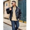 image:imageCOOFANDY Quarter Zip Pullover Men Lightweight Mock Neck Sweatshirt Cotton Long Sleeve Casual SweaterLight Coffee