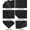 image:imageCOOFANDY Men Casual Blazer One Button Sport Coat Lightweight Suit JacketBlack