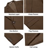 image:imageCOOFANDY Men Casual Blazer One Button Sport Coat Lightweight Suit JacketBrown