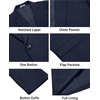 image:imageCOOFANDY Men Casual Blazer One Button Sport Coat Lightweight Suit JacketDark Blue