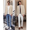 image:imageCOOFANDY Men Casual Blazer One Button Sport Coat Lightweight Suit JacketKhaki Gray