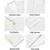 image:imageCOOFANDY Men Casual Blazer One Button Sport Coat Lightweight Suit JacketWhite