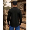 image:imageCOOFANDY Men Western Cowboy Shirt Casual Button Down Work Shirt with PocketBlack