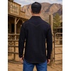 image:imageCOOFANDY Men Western Cowboy Shirt Casual Button Down Work Shirt with PocketNavy Blue