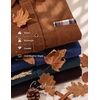 image:imageCOOFANDY Mens Button Down Shirt Long Sleeve Casual Corduroy Untucked Shirt Jacket with PocketAnavy