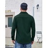 image:imageCOOFANDY Mens Button Down Shirt Long Sleeve Casual Corduroy Untucked Shirt Jacket with PocketGreen