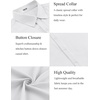 image:imageCOOFANDY Mens Button Down Shirt Short Sleeve Casual Shirts for Summer Beach Vacation ShirtsWhite
