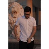 image:imageCOOFANDY Mens Button Down Shirts Short Sleeve Casual Shirt Summer Untucked Dress ShirtsWhite