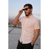 image:imageCOOFANDY Mens Button Down Shirts Short Sleeve Casual Shirt Summer Untucked Dress ShirtsWhite
