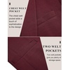 image:imageCOOFANDY Mens Casual Blazer Jacket One Button Suit Jackets Lightweight Knit Sport CoatWine Red