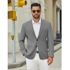 image:imageCOOFANDY Mens Casual Blazer Jacket Slim Fit Two Button Suit JacketsGrey