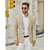 image:imageCOOFANDY Mens Casual Blazer Jacket Slim Fit Two Button Suit JacketsLight Khaki