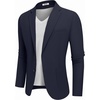 image:imageCOOFANDY Mens Casual Blazer Jacket Slim Fit Two Button Suit JacketsNavy Blue