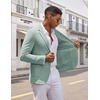 image:imageCOOFANDY Mens Casual Blazer Knit Sport Coat Regular Fit Suit JacketGreen