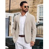 image:imageCOOFANDY Mens Casual Blazer Knit Sport Coat Regular Fit Suit JacketKhaki