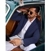 image:imageCOOFANDY Mens Casual Blazer Knit Sport Coat Regular Fit Suit JacketNavy Blue