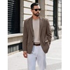 image:imageCOOFANDY Mens Casual Blazer Lightweight Sport Coats Business Suit JacketBrown