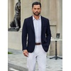image:imageCOOFANDY Mens Casual Blazer Lightweight Sport Coats Business Suit JacketDark Blue