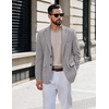 image:imageCOOFANDY Mens Casual Blazer Lightweight Sport Coats Business Suit JacketLight Gray