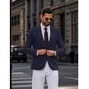 image:imageCOOFANDY Mens Casual Blazer Lightweight Sport Coats Business Suit JacketNavy Blue