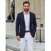 image:imageCOOFANDY Mens Casual Blazer Lightweight Sport Coats Business Suit JacketNavy Blue