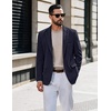 image:imageCOOFANDY Mens Casual Blazer Lightweight Sport Coats Business Suit JacketNavy Blue