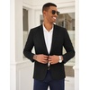 image:imageCOOFANDY Mens Casual Blazer Slim Fit Lightweight Sport Coat One Button Suit JacketBlack