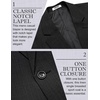 image:imageCOOFANDY Mens Casual Blazer Slim Fit Lightweight Sport Coat One Button Suit JacketBlack