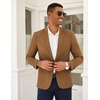image:imageCOOFANDY Mens Casual Blazer Slim Fit Lightweight Sport Coat One Button Suit JacketBrown