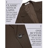 image:imageCOOFANDY Mens Casual Blazer Slim Fit Lightweight Sport Coat One Button Suit JacketDark Brown