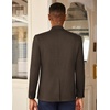 image:imageCOOFANDY Mens Casual Blazer Slim Fit Lightweight Sport Coat One Button Suit JacketDark Brown