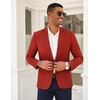 image:imageCOOFANDY Mens Casual Blazer Slim Fit Lightweight Sport Coat One Button Suit JacketDark Red