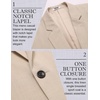 image:imageCOOFANDY Mens Casual Blazer Slim Fit Lightweight Sport Coat One Button Suit JacketLight Beige