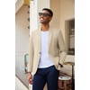 image:imageCOOFANDY Mens Casual Blazer Slim Fit Lightweight Sport Coat One Button Suit JacketLight Beige