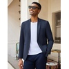 image:imageCOOFANDY Mens Casual Blazer Slim Fit Lightweight Sport Coat One Button Suit JacketNavy Blue